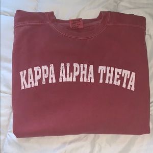 Kappa Alpha Theta Comfort Colors Crew Neck